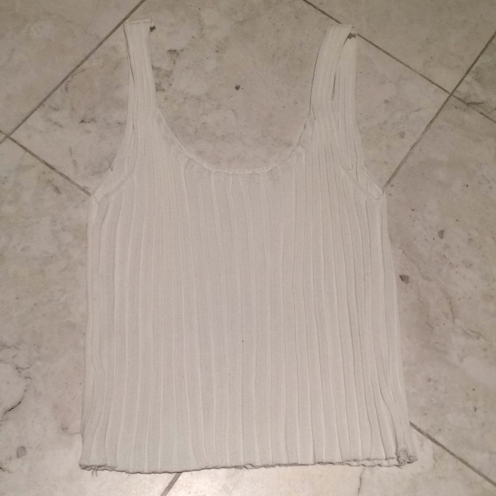 White tank top